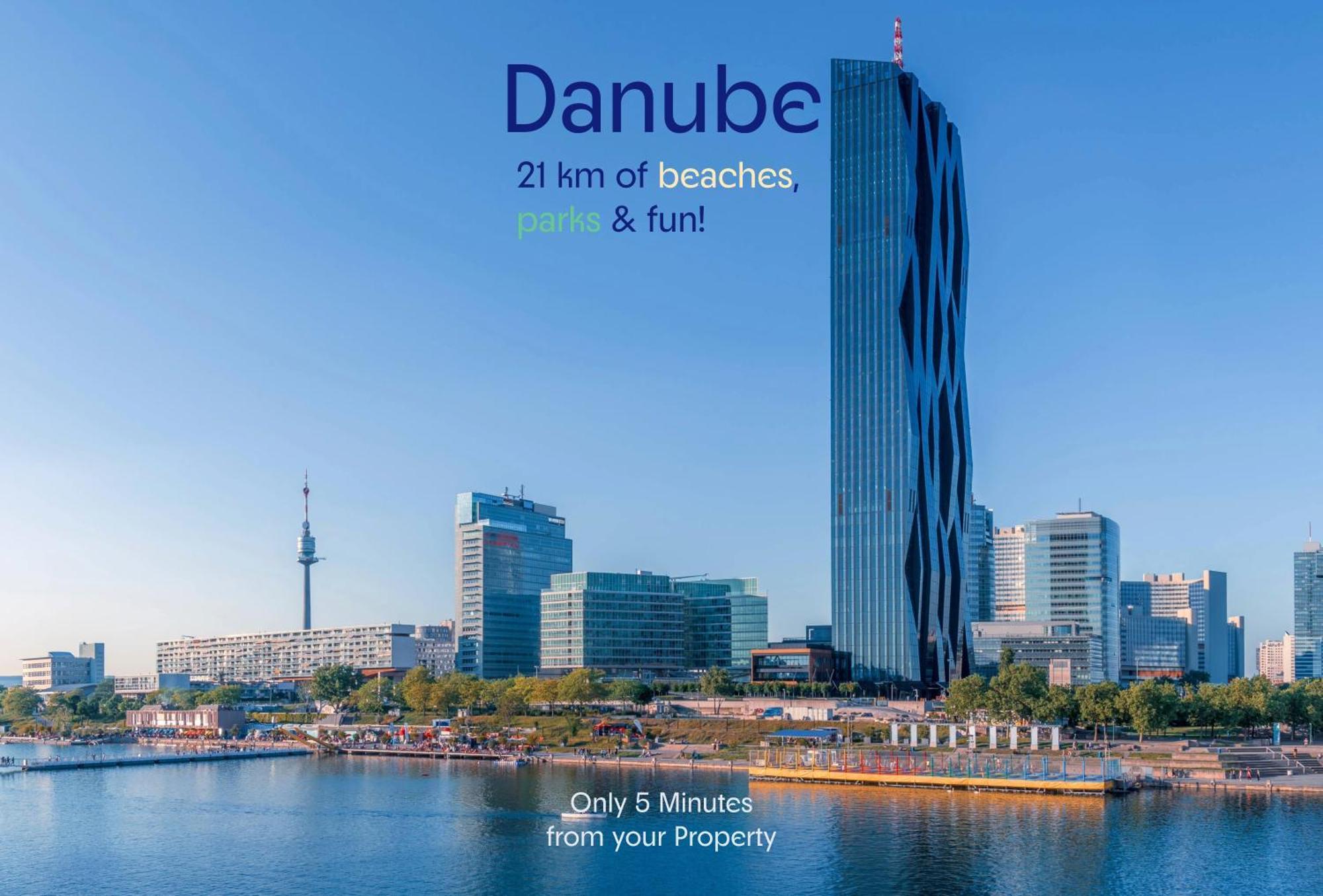 Joyful 2Br Shared Apt Near Millenium Tower & Danube River Wiedeń Zewnętrze zdjęcie